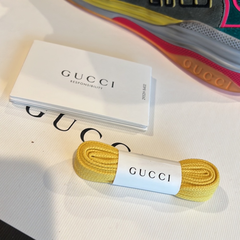 Gucci Ultrapace Mid 'Green Teal' Green/Teal/White 598132-0PVZ0-3185 - Picture 7 of 7